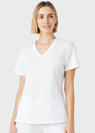 Landau ProFlex Women's 3 Pocket V-Neck Scrub Top