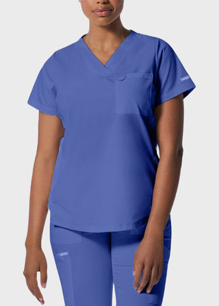Landau ProFlex Women's 2 Pocket V-Neck Scrub Top