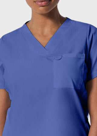 Landau ProFlex Women's 2 Pocket V-Neck Scrub Top
