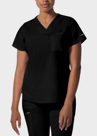 Landau ProFlex Women's 2 Pocket V-Neck Scrub Top
