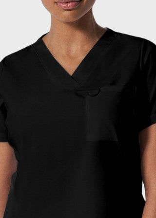 Landau ProFlex Women's 2 Pocket V-Neck Scrub Top