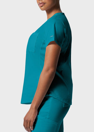 Landau ProFlex Women's 2 Pocket V-Neck Scrub Top