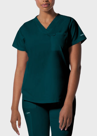 Landau ProFlex Women's 2 Pocket V-Neck Scrub Top
