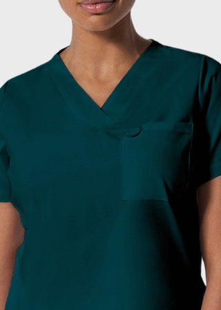 Landau ProFlex Women's 2 Pocket V-Neck Scrub Top