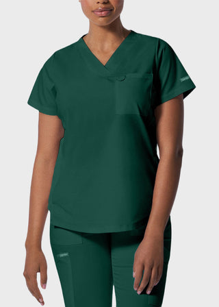 Landau ProFlex Women's 2 Pocket V-Neck Scrub Top