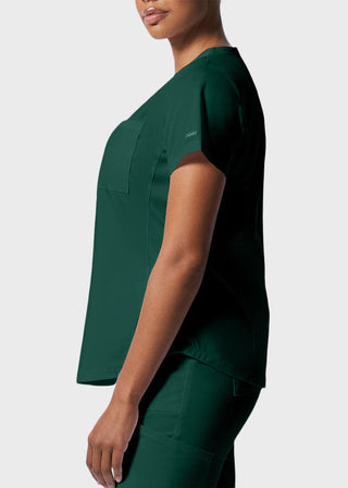 Landau ProFlex Women's 2 Pocket V-Neck Scrub Top