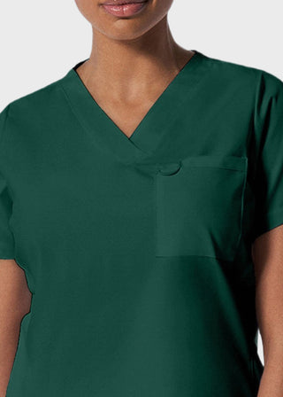 Landau ProFlex Women's 2 Pocket V-Neck Scrub Top