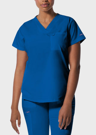 Landau ProFlex Women's 2 Pocket V-Neck Scrub Top