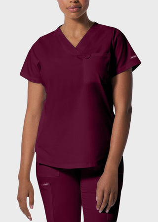 Landau ProFlex Women's 2 Pocket V-Neck Scrub Top