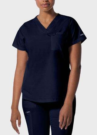 Landau ProFlex Women's 2 Pocket V-Neck Scrub Top