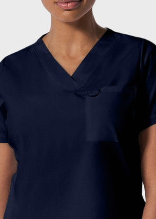 Landau ProFlex Women's 2 Pocket V-Neck Scrub Top