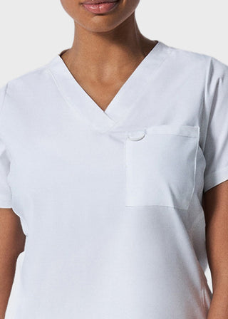 Landau ProFlex Women's 2 Pocket V-Neck Scrub Top