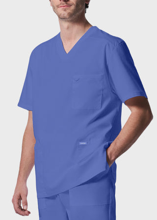 Landau ProFlex Men's 4 Pocket V-Neck Scrub Top