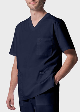 Landau ProFlex Men's 4 Pocket V-Neck Scrub Top