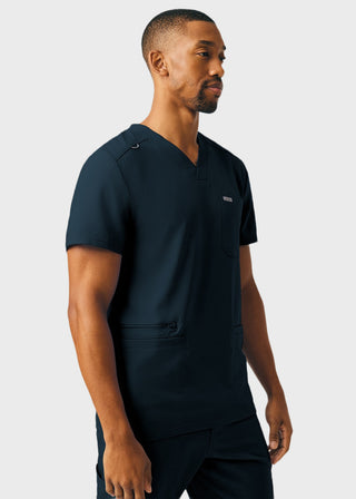 Landau Forward Men's 4-Pocket V-Neck Scrub Top