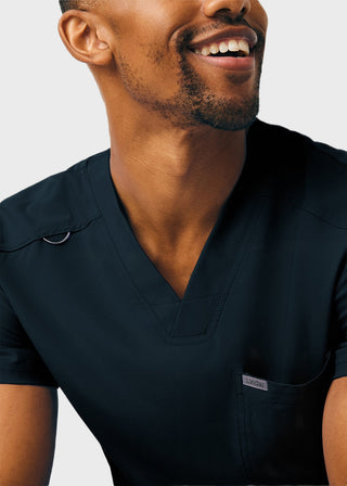 Landau Forward Men's 4-Pocket V-Neck Scrub Top