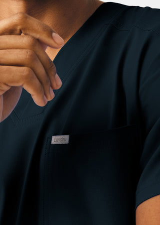 Landau Forward Men's 4-Pocket V-Neck Scrub Top