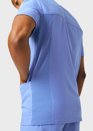 Landau Forward Men's 4-Pocket V-Neck Scrub Top