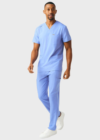 Landau Forward Men's 4-Pocket V-Neck Scrub Top