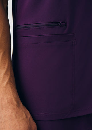 Landau Forward Men's 4-Pocket V-Neck Scrub Top