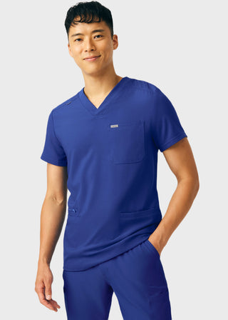 Landau Forward Men's 4-Pocket V-Neck Scrub Top