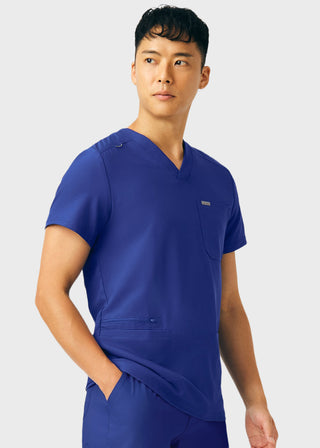 Landau Forward Men's 4-Pocket V-Neck Scrub Top