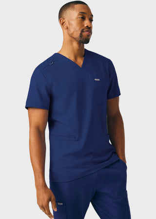 Landau Forward Men's 4-Pocket V-Neck Scrub Top