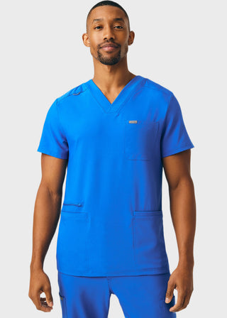 Landau Forward Men's 4-Pocket V-Neck Scrub Top