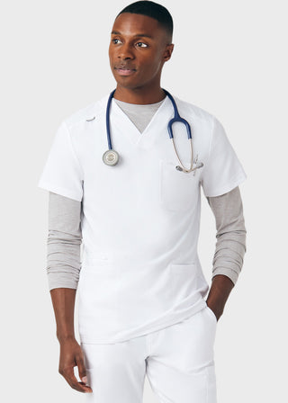 Landau Forward Men's 4-Pocket V-Neck Scrub Top