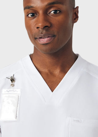 Landau Forward Men's 4-Pocket V-Neck Scrub Top