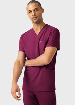 Landau Forward Men's 4-Pocket V-Neck Scrub Top