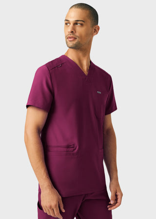 Landau Forward Men's 4-Pocket V-Neck Scrub Top