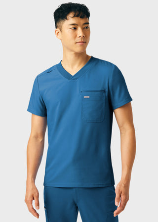 Landau Forward Men's 2-Pocket V-Neck Scrub Top