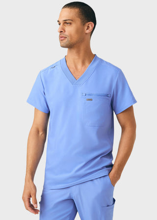 Landau Forward Men's 2-Pocket V-Neck Scrub Top