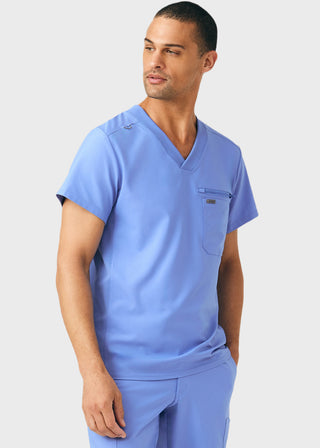 Landau Forward Men's 2-Pocket V-Neck Scrub Top