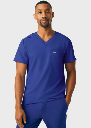 Landau Forward Men's 2-Pocket V-Neck Scrub Top