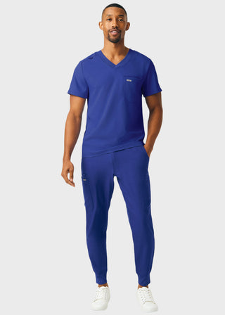 Landau Forward Men's 2-Pocket V-Neck Scrub Top