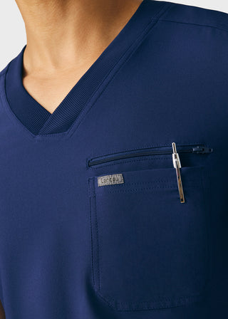 Landau Forward Men's 2-Pocket V-Neck Scrub Top