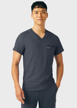 Landau Forward Men's 2-Pocket V-Neck Scrub Top