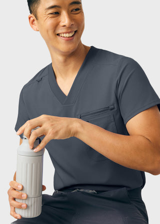 Landau Forward Men's 2-Pocket V-Neck Scrub Top
