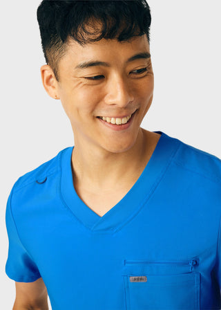 Landau Forward Men's 2-Pocket V-Neck Scrub Top
