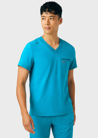Landau Forward Men's 2-Pocket V-Neck Scrub Top