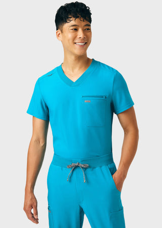 Landau Forward Men's 2-Pocket V-Neck Scrub Top