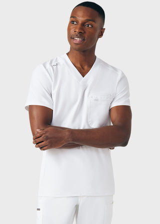 Landau Forward Men's 2-Pocket V-Neck Scrub Top