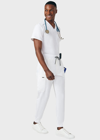 Landau Forward Men's 2-Pocket V-Neck Scrub Top