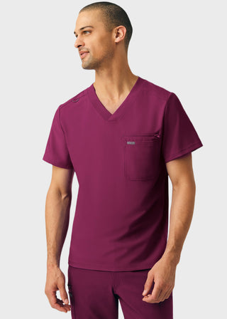 Landau Forward Men's 2-Pocket V-Neck Scrub Top