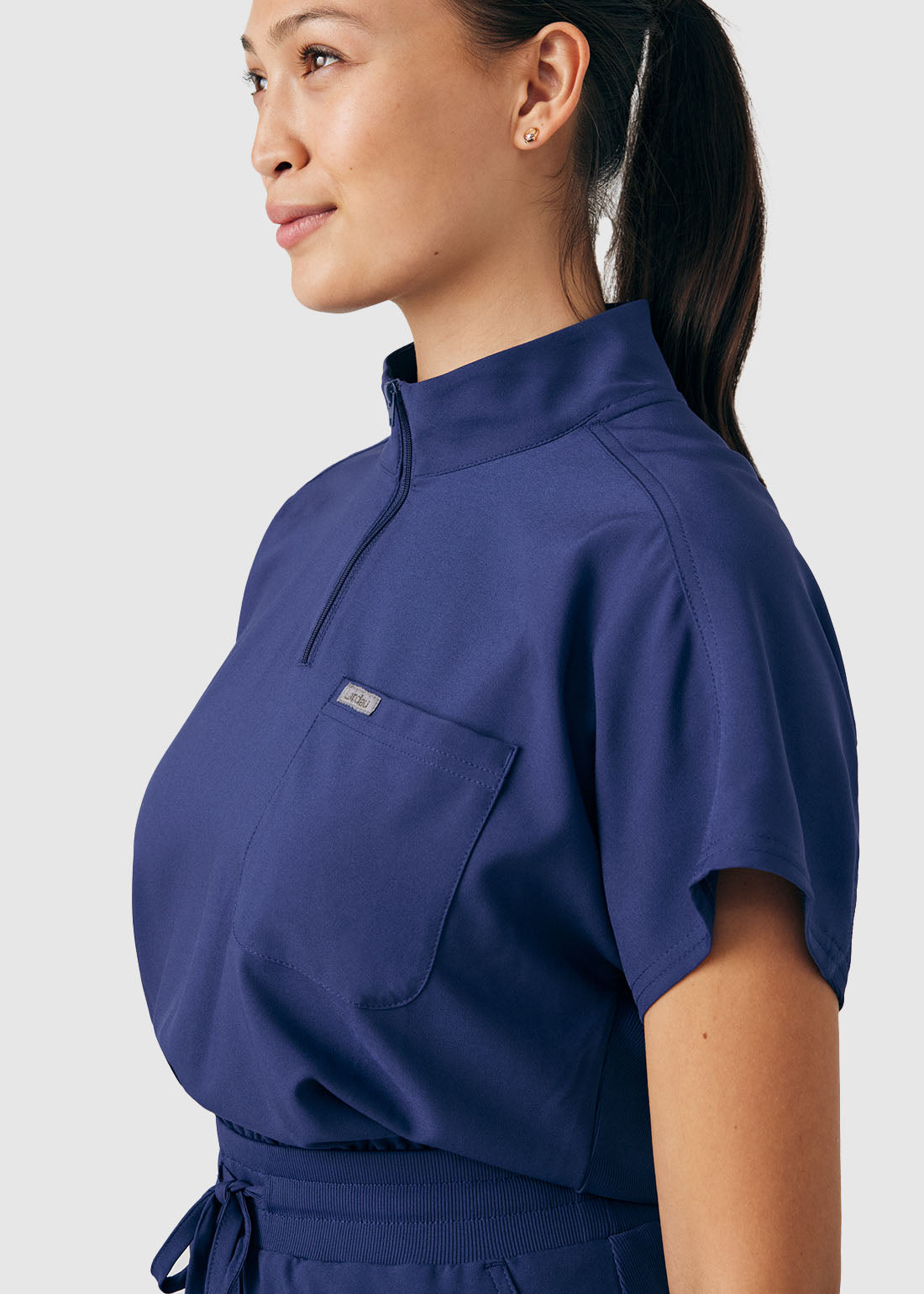 Landau Forward LD607 3-Pocket Scrub Dress For Women