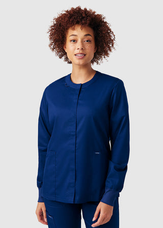 LANDAU PROFLEX WOMEN'S 3 POCKET SNAP FRONT JACKET
