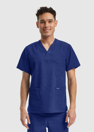 Landau Essentials Unisex 3-Pocket V-Neck Scrub Top