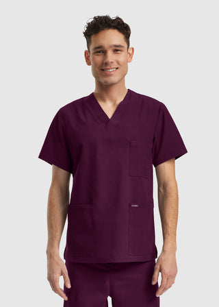 Landau Essentials Unisex 3-Pocket V-Neck Scrub Top